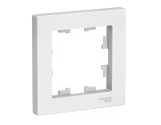 Рамка для розетки или выключателя Schneider Electric AtlasDesign ATN000101 (белый)