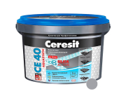 Фуга Ceresit CE 40 2 кг антрацит №13 водостойкая