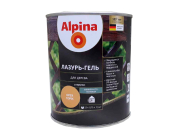 Лазурь-гель для дерева Alpina шелковисто-матовая цветная орех 0,75 л / 0,66 кг