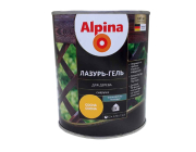 Лазурь-гель для дерева Alpina шелковисто-матовая цветная сосна 0,75 л / 0,66 кг