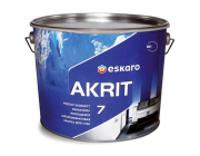 Краска моющаяся шелково-матовая для стен Eskaro Akrit 7 9,5 л