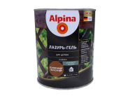 Лазурь-гель для дерева Alpina шелковисто-матовая цветная палисандр 0,75 л / 0,66 кг