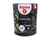 Лазурь-гель для дерева Alpina шелковисто-матовая цветная белый 0,75 л / 0,70 кг