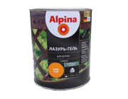 Лазурь-гель для дерева Alpina шелковисто-матовая цветная кедр 0,75 л / 0,66 кг